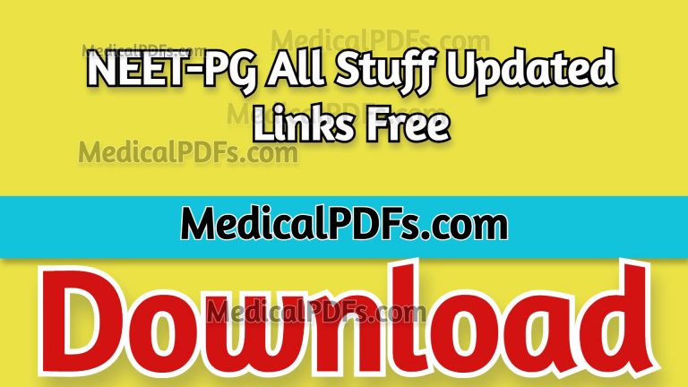 NEET-PG All Stuff 2022 Updated Links Free Download
