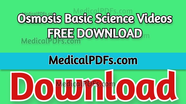 Osmosis Basic Science Videos 2022 FREE DOWNLOAD