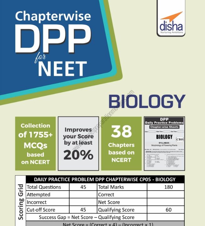 DISHA Chapterwise DPP for NEET Biology PDF Download Free